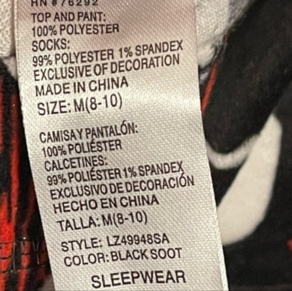 Nightmare before Christmas PJ Set, M(8-12) - Picture 2 of 4